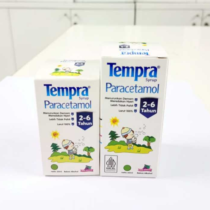 TEMPRA Sirup 30 ml, 60 ml (Anak 2-6 Tahun) - Obat Demam/Panas/Nyeri Anak