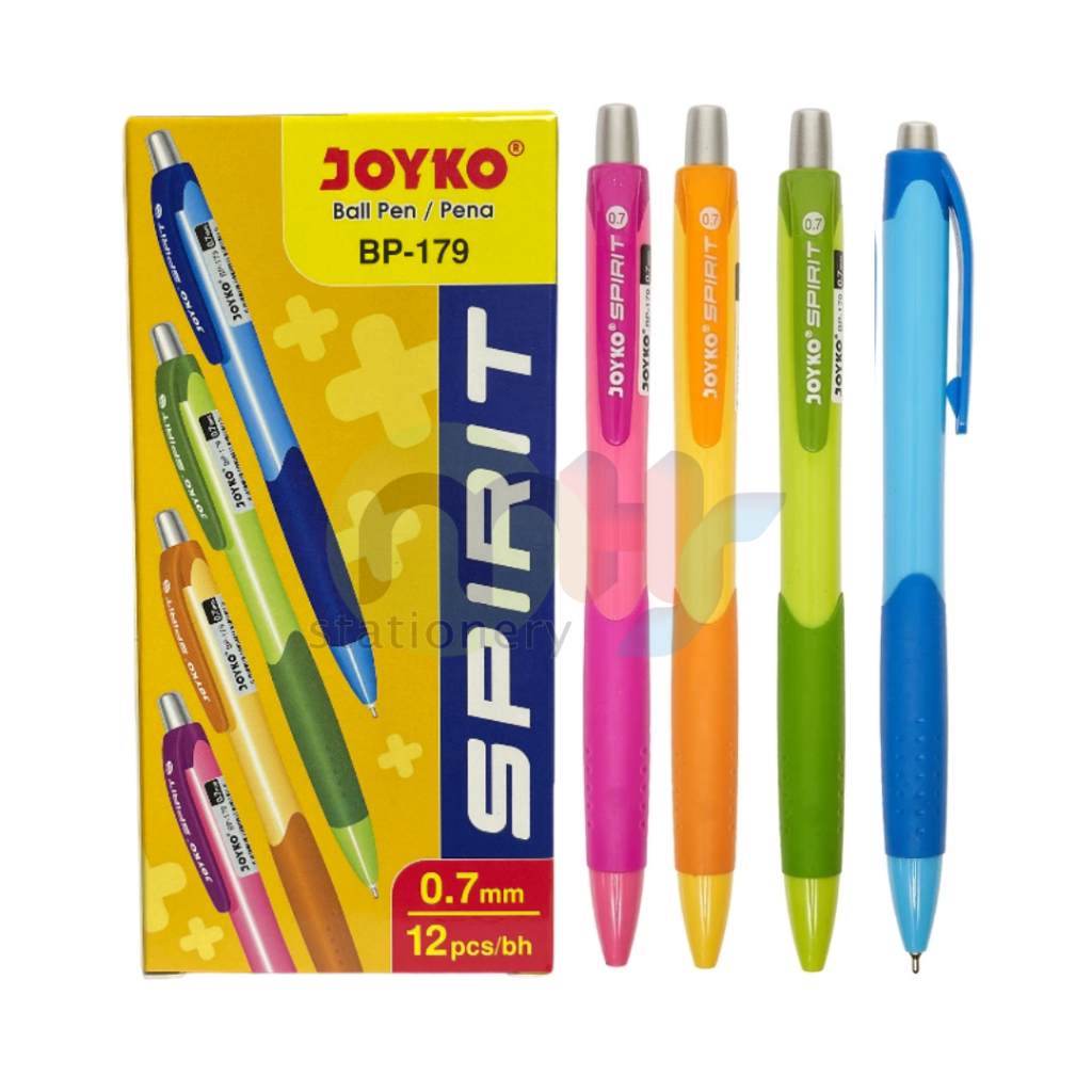 

Bolpoin Pulpen Ball Pen Joyko BP-179 Spirit 1Box 12Pcs