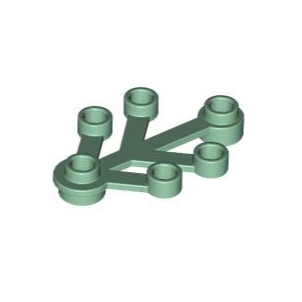 Lego Sand Green Part 2423 Plant Leaves 4 x 3