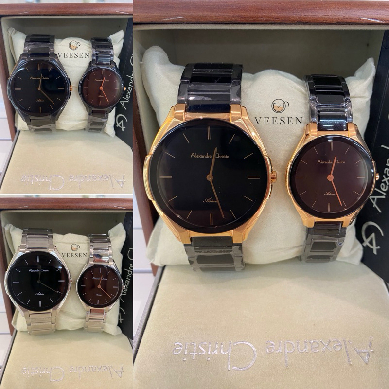 Jam Tangan Alexandre Christie Asteria Ac 8610 Original Couple
