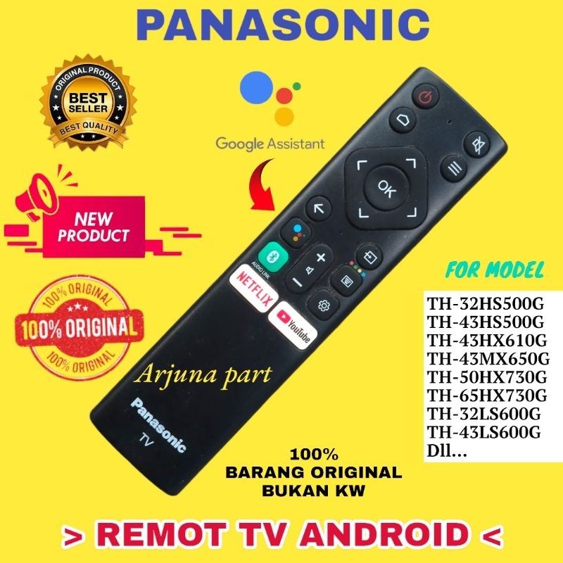 REMOT TV PANASONIC ANDROID / TH-32HS500G / TH-43HS500G / TH-43HX610G / TH-50HX730G / TH-65HX730G / R