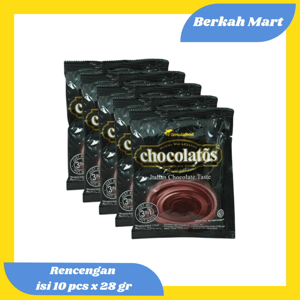 

CHOCOLATOS DRINK RASA COKLAT - RENCENGAN ISI 10 PCS