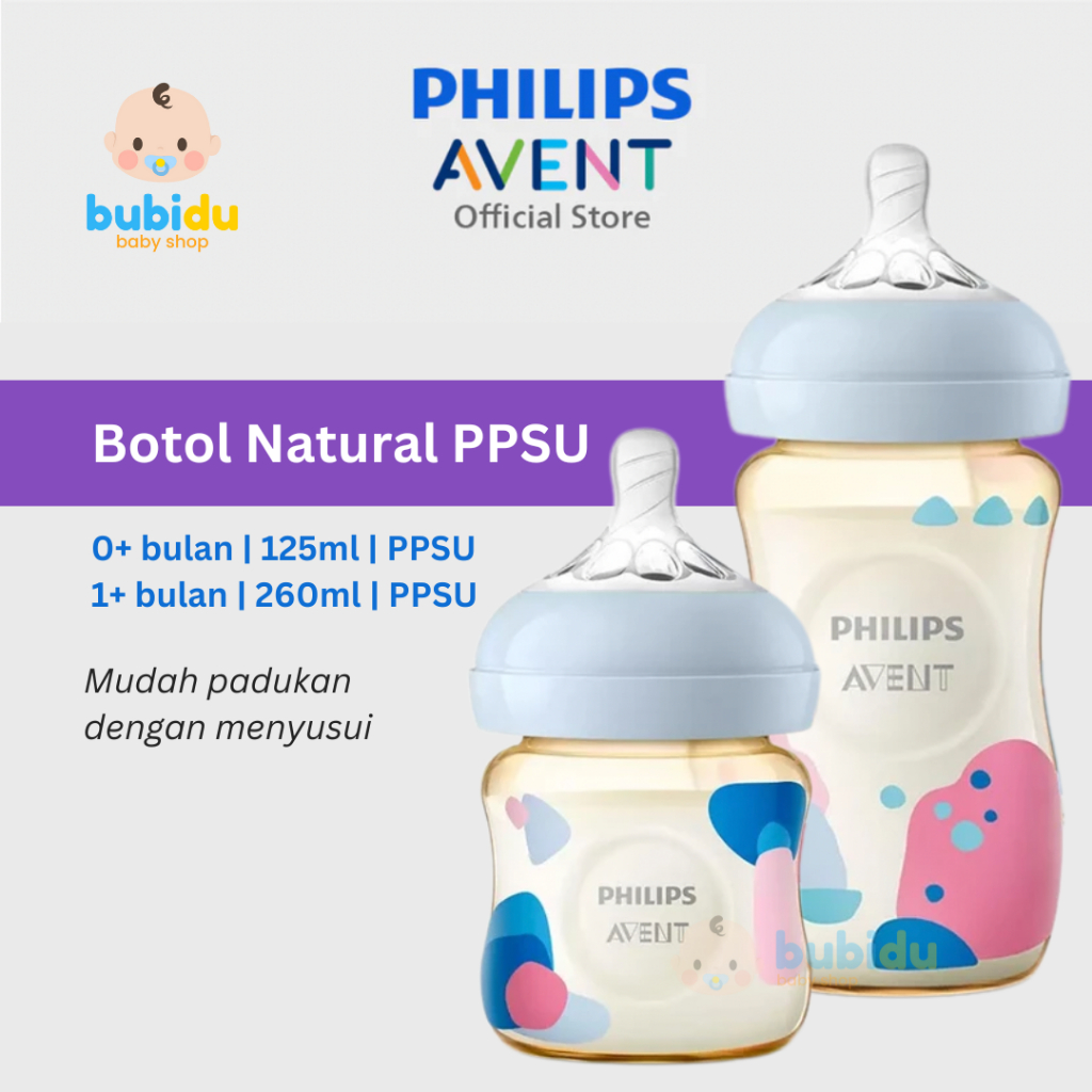 PHILIPS AVENT Botol Susu Natural PPSU | Botol Dot Bayi Avent Philips Avent Newborn PPSU
