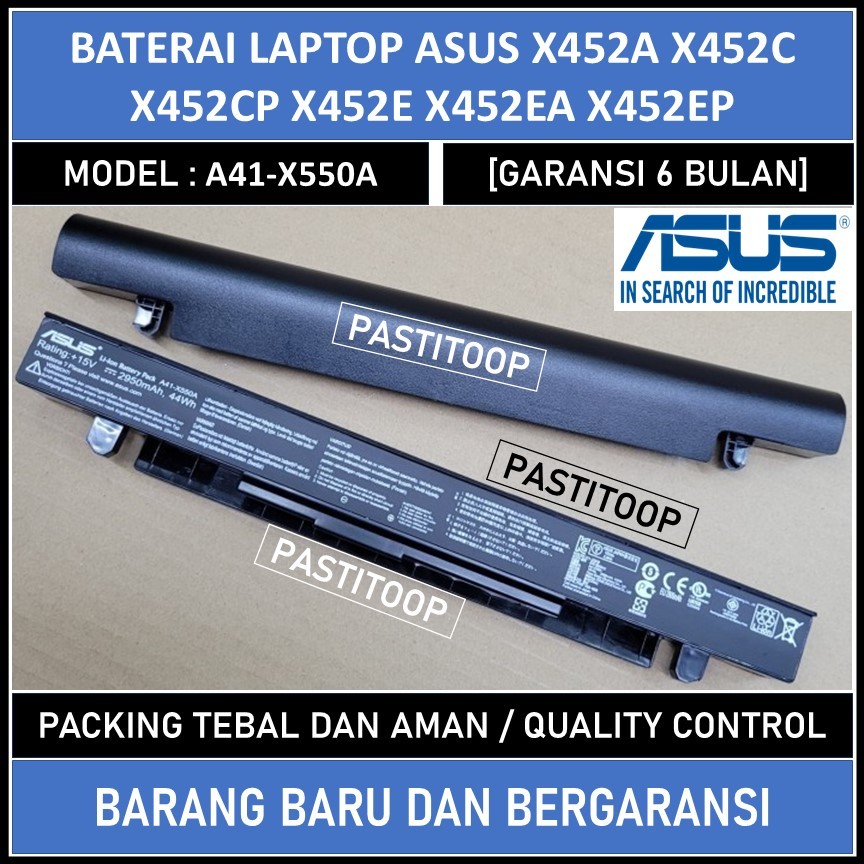 Baterai Laptop Asus X452A X452C X452CP X452E X452EA X452EP terbaru