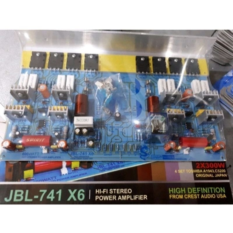 JBL-741 X6 POWER AMPLIFIER STEREO