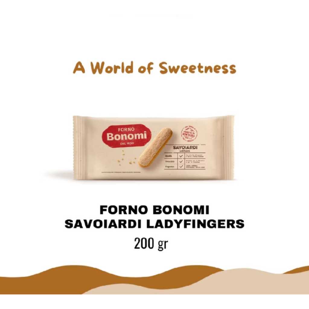 

Forno Bonomi Savoiardi Ladyfingers 200gr