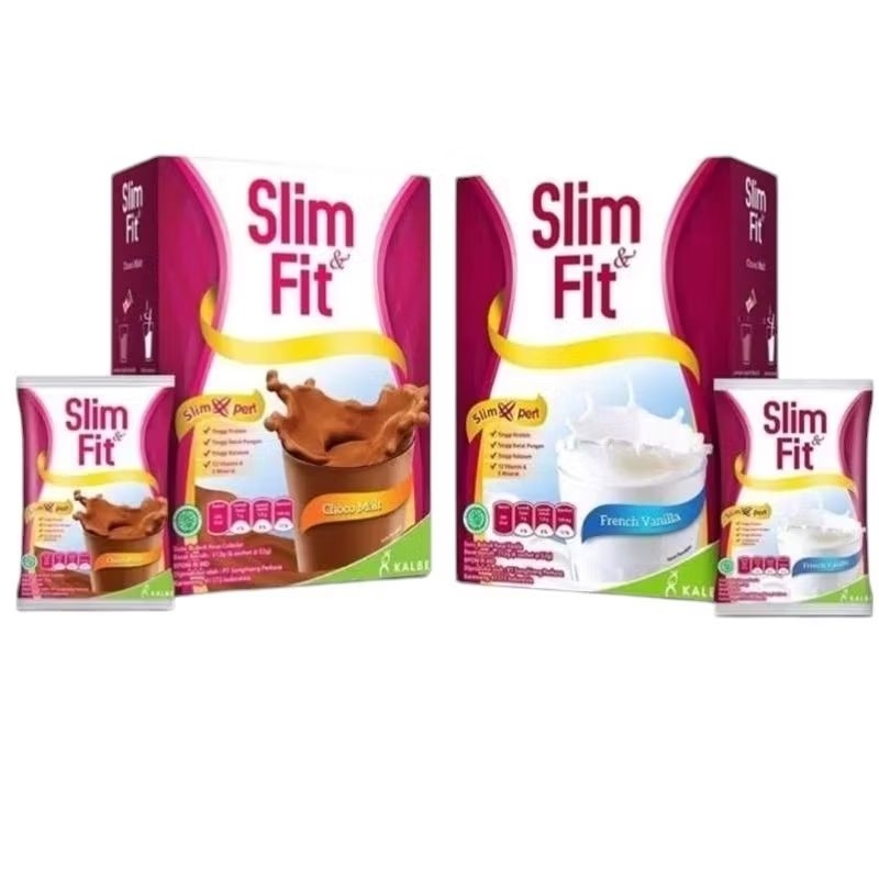 

Slim&Fit Milk French Vanilla / Chocolate 312 gr ( 6 Sachet x 52 gr )