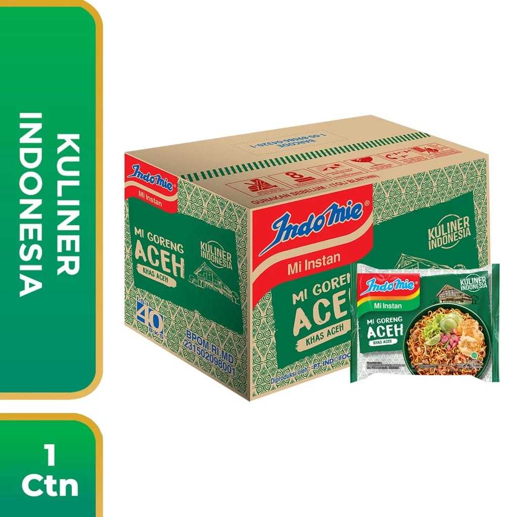 

Indomie Mi Goreng Aceh 1 Dus isi 40 Pcs