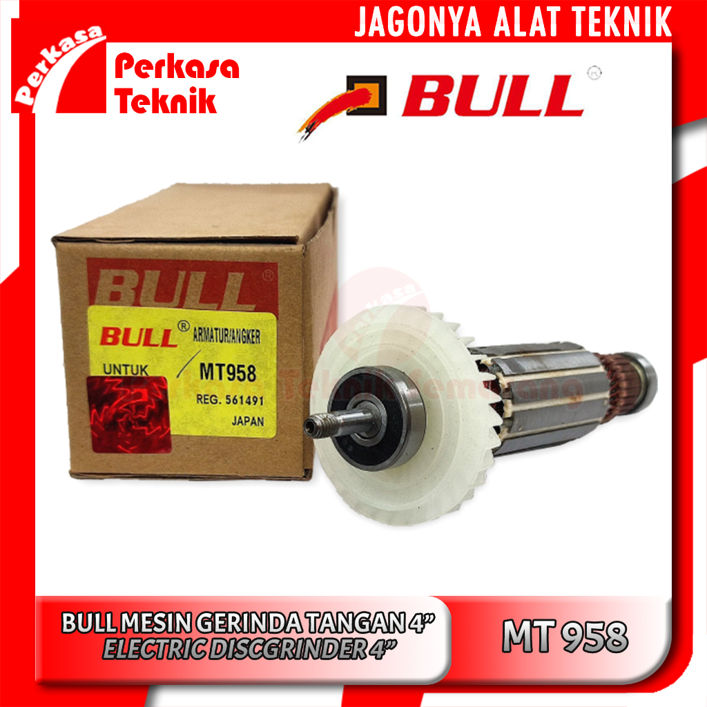 BULL MT958 armatur Rotor Angkur Angker Mesin Gerinda MT 958