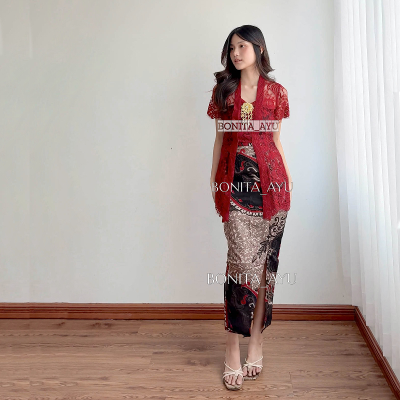 SET Kebaya Bali PREMIUM/KEBAYA KONDANGAN /KEBAYA WISUDA BONITA AYU