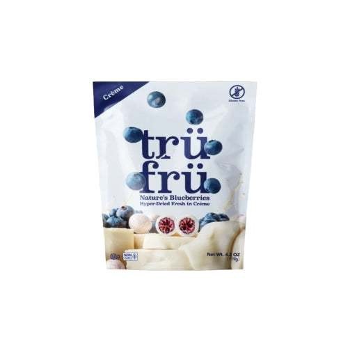 

Cemilan Buah Bluberi Lapis Krim Coklat Snack Cokelat Trufru Blueberries & Creme 119 gr