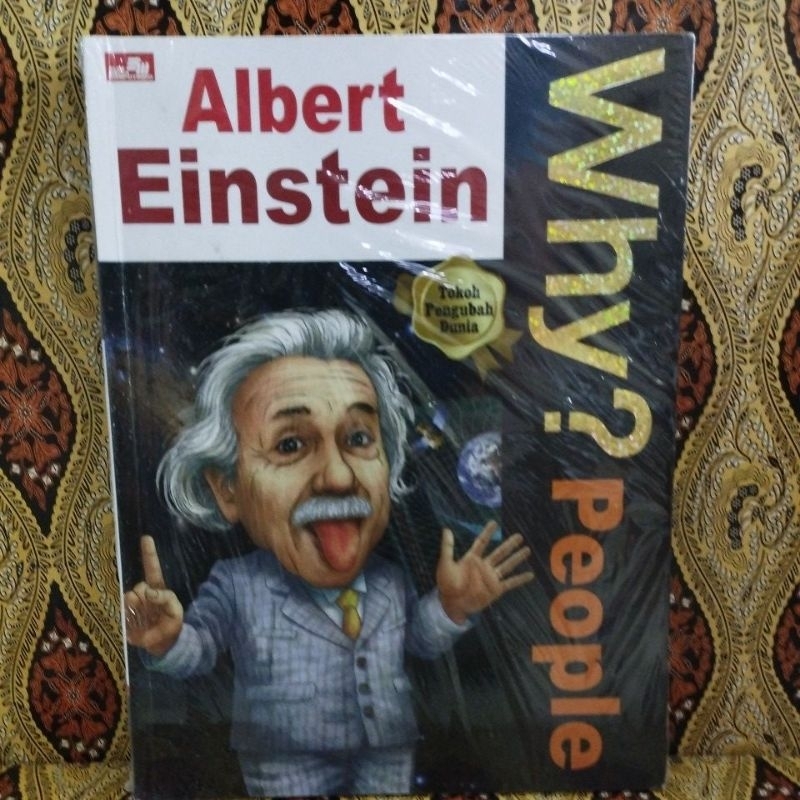 Buku Komik Sains Why People Albert Einstein