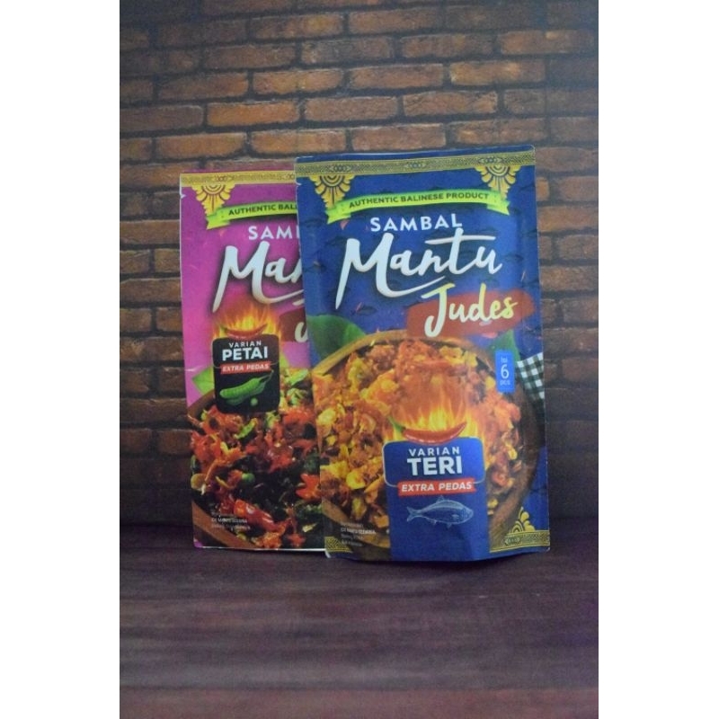 

Sambal bawang mantu teri kemasan pouch