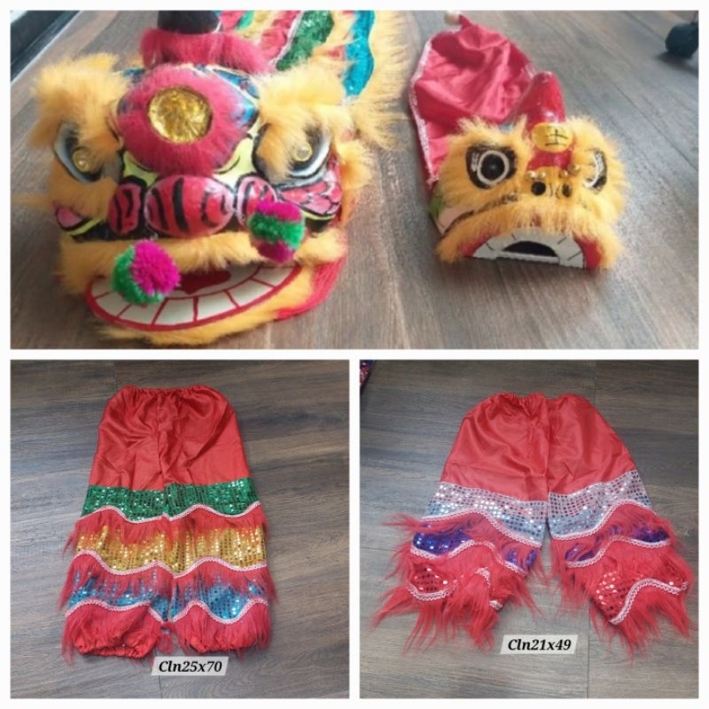 KIDS COSTUME KOSTUME ANAK KEPALA BARONGSAI ANAK CELANA BARONGSAI ANAK