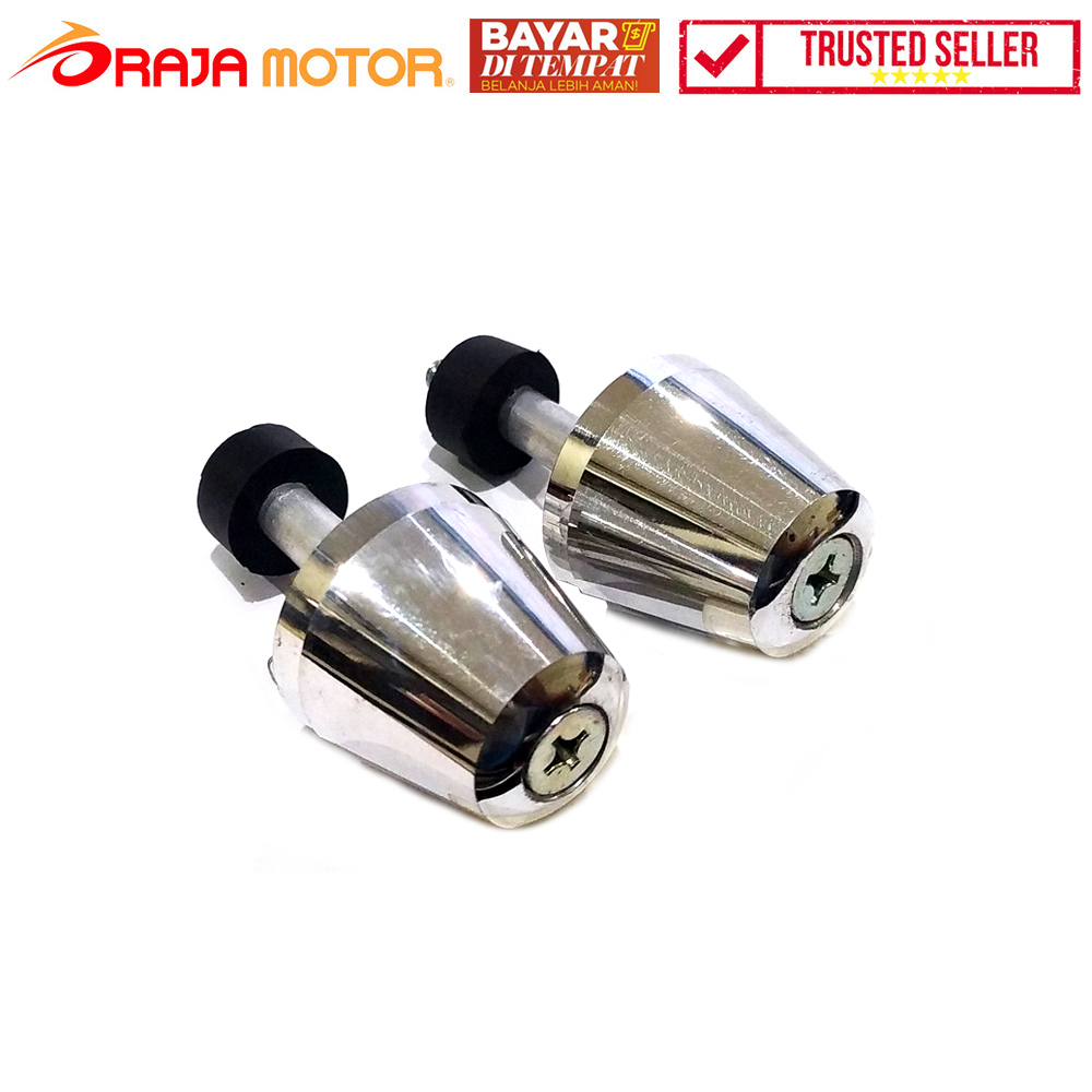 COD READY - RajaMotor Jalu Setang Stir Suzuki Thunder Alumunium Model Kerucut - Chrome