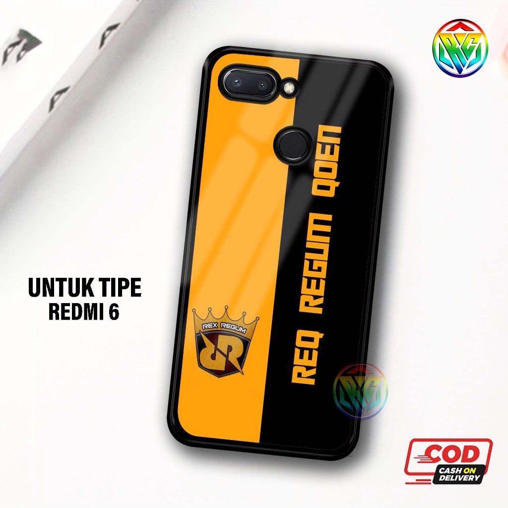 Real Case Xiomi Redmi 6 Terbaru Case kilau - New Case Glossy casing Hp Xiomi Redmi 6 [Motif RRQ] - H