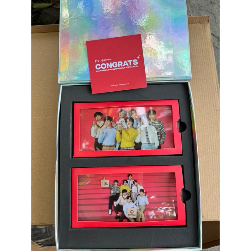 Merchandise BTS x Gofood Photocard BTS Official Gojek Murah
