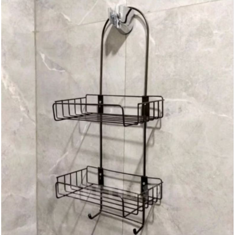 rak shampo rak sabun rak kamar mandi bahan besi anti karat