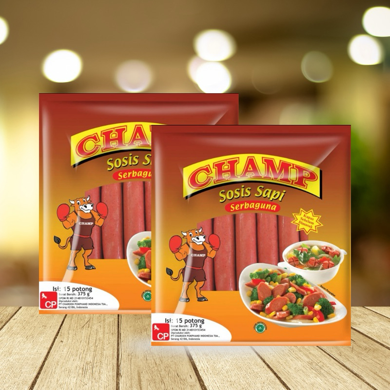 

PROMO CHAMP Beef Sausages 375gr |Sosissapi |Sosis|