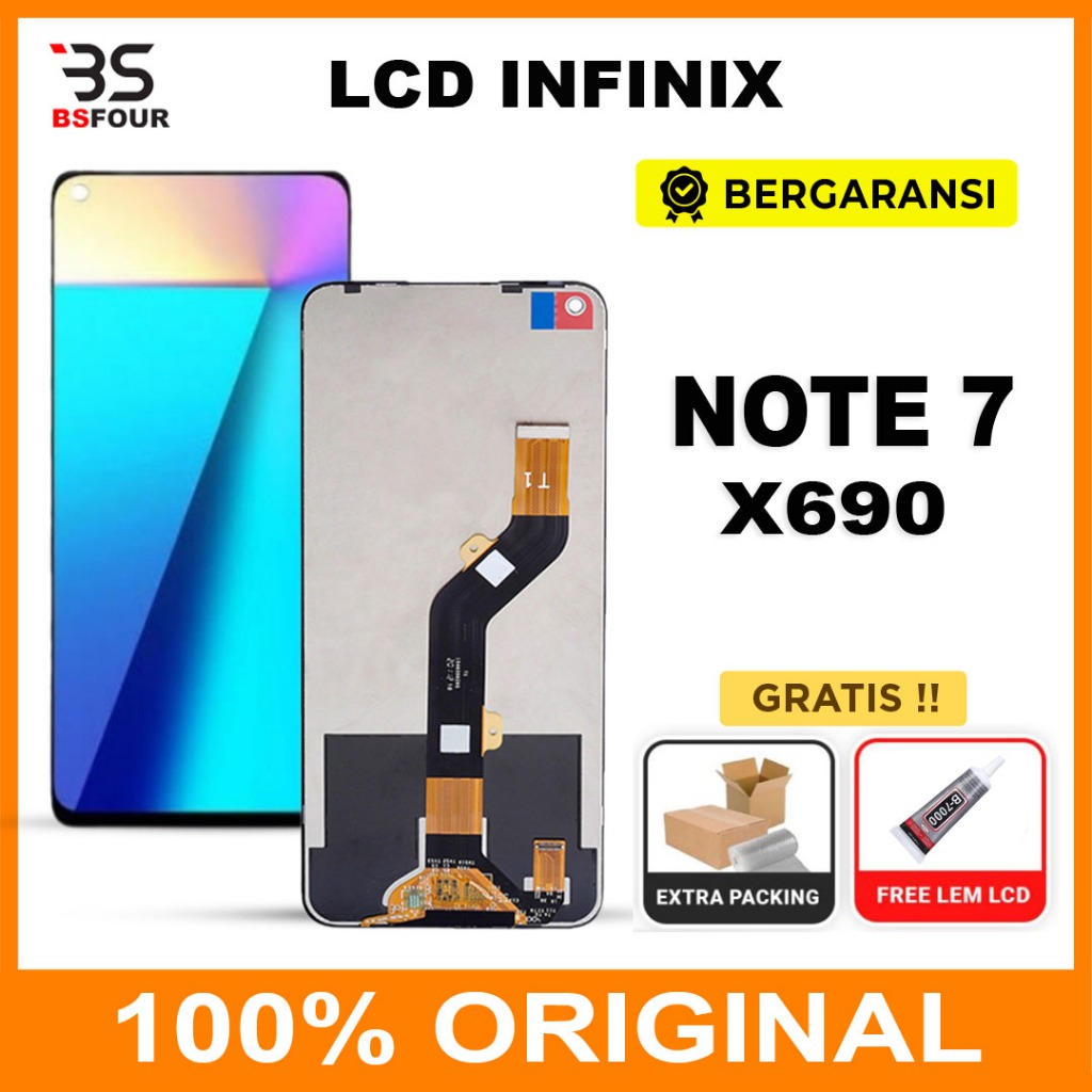 LCD INFINIX X690 / INFINIX NOTE 7 FULLSET TOUCHSCREEN ORIGINAL