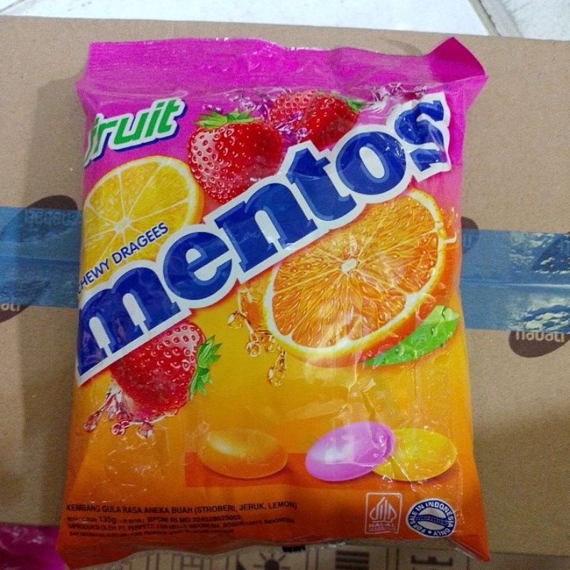 

Mentos Permen Kembang Gula Rasa Aneka Buah