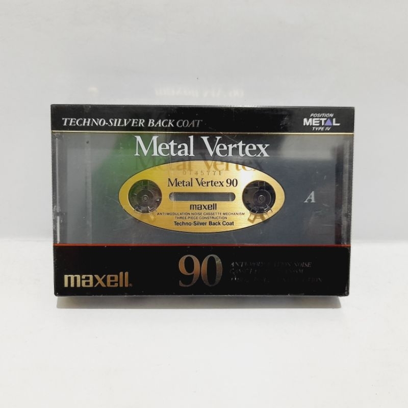 Kaset MAXELL Metal Vertex 90 /  Kaset Kosong (Segel)