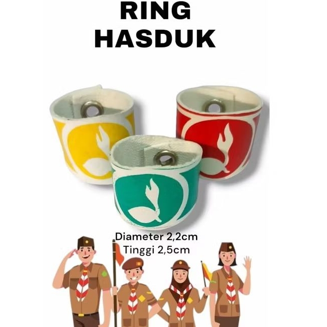

kolong hasduk pramuka kalep ring kacu siaga penggalang penegak