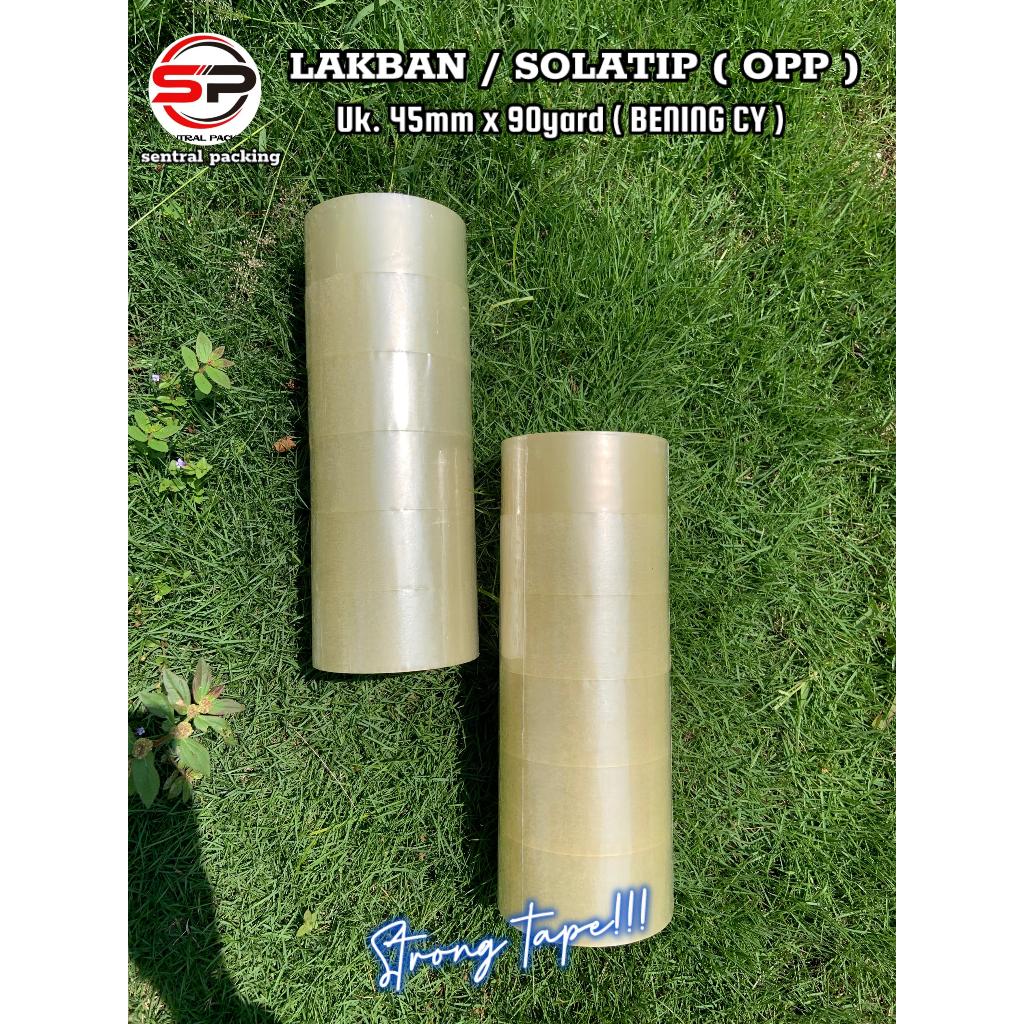 

SOLATIP / LAKBAN 45mm X 90yard ( Per Roll / Isi 6Pcs ) / MURAHNYA SESUMBAR !!!