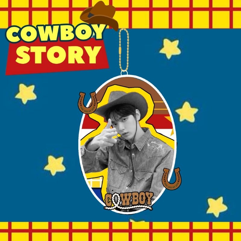 [PRE-ORDER] COWBOY STORY KEYCHAIN TXT VER. TOMORROW X TOGETHER KEYCHAIN ACRYLIC GANTUNGAN KUNCI AKRI