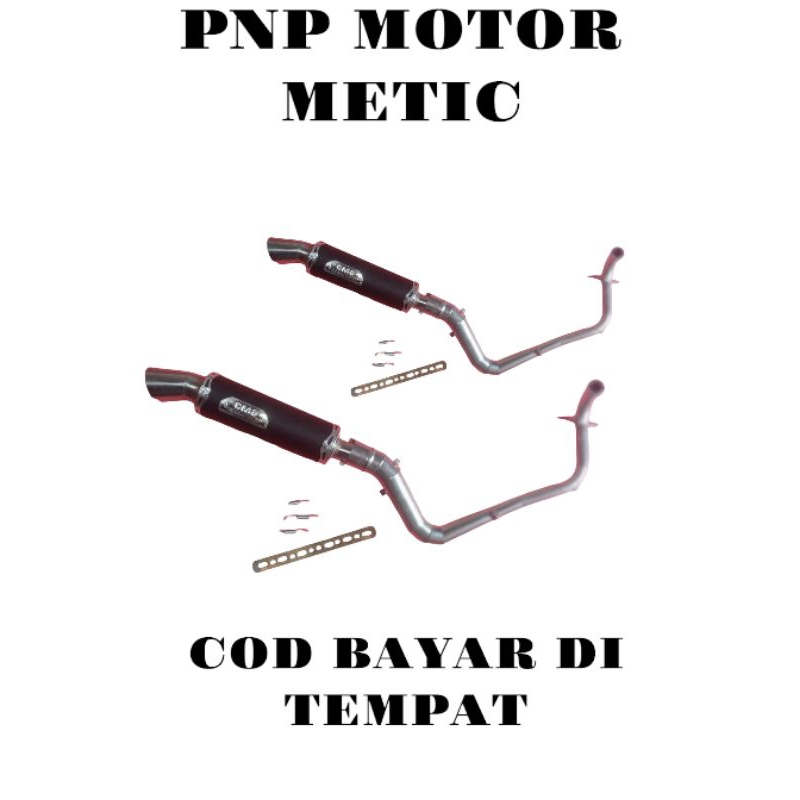 TERLARIS knalpot samlong cobra original cms VARIO MIO SCOOPY BEAT GENIO NEX SPIN FINO X-RIDE DLL