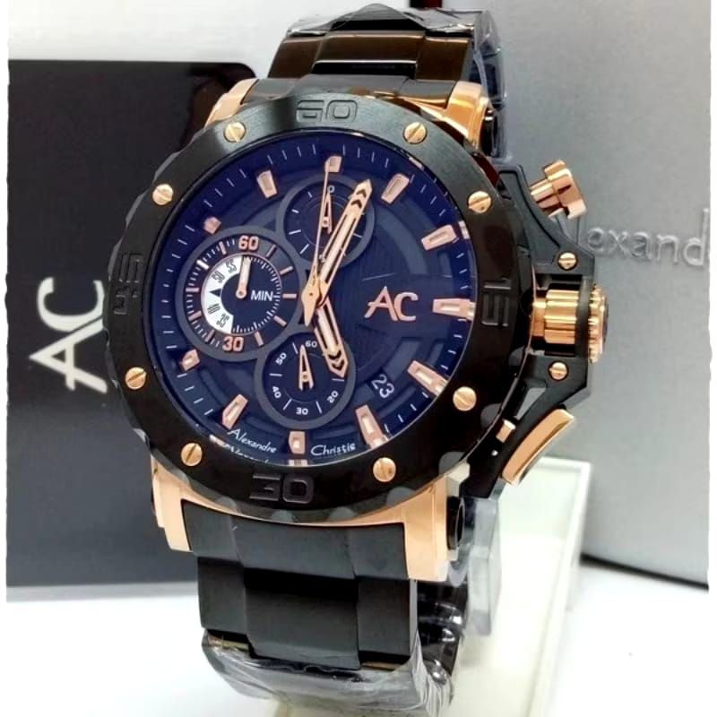 JAM TANGAN ALEXANDRE CHRISTIE AC9205/AC 9205 MC/AC 9205MC BC ORIGINAL PRIA