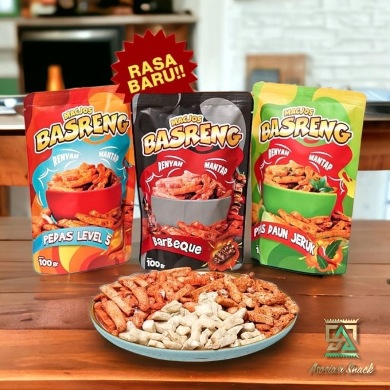 

Macjos Basreng 3 Varian Rasa