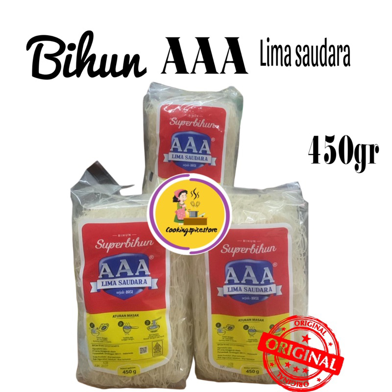 

450 gr SUPER BIHUN AAA Lima Saudara 450GR | bihun aa • bihun kering • bihun mentah • bihun murah