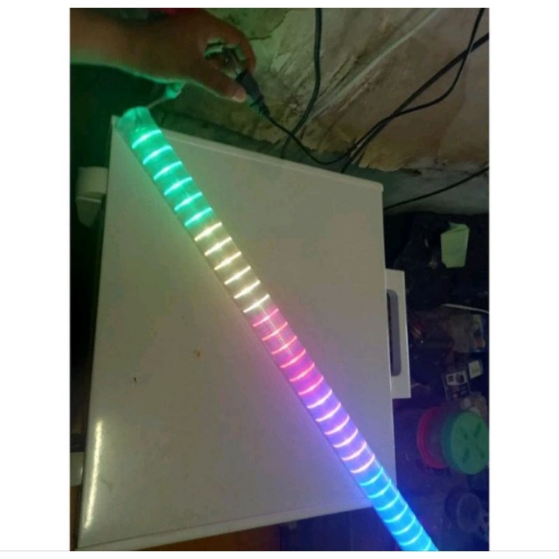 Lampu meteor lampu pelangi lampu meteor 1 meter