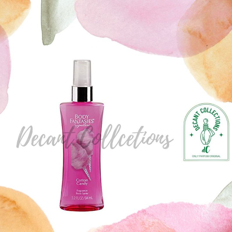 Parfum Wanita Original Body Fantasies Signature Cotton Candy by Parfums De Coeur for Women