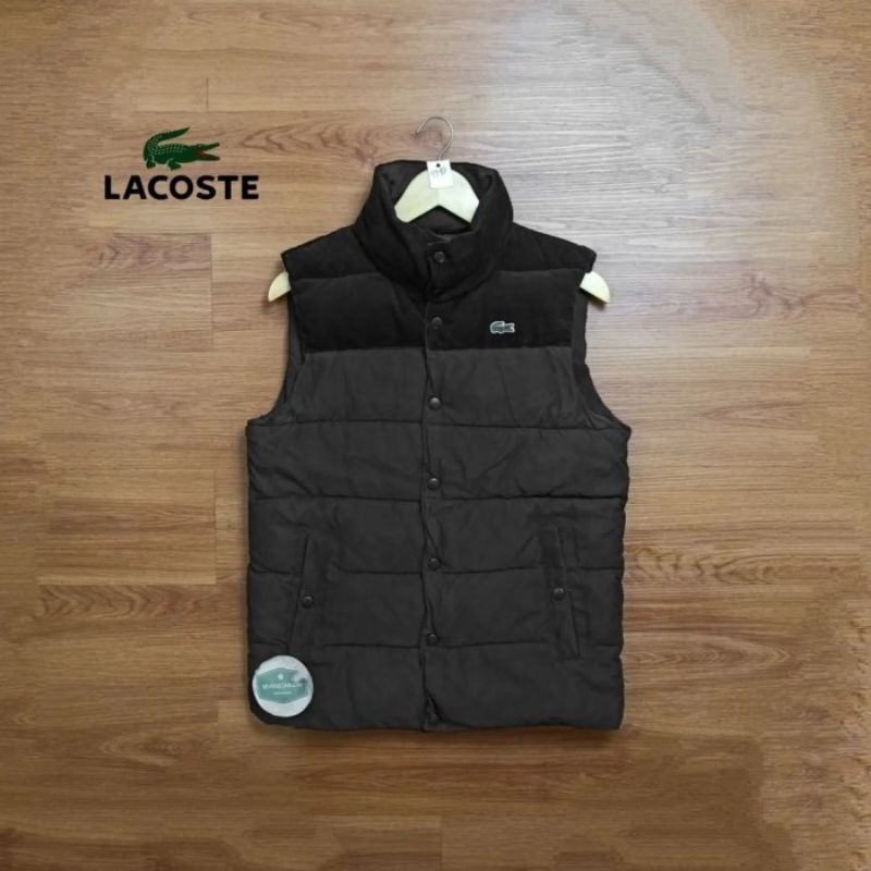 lacoste puffer vest