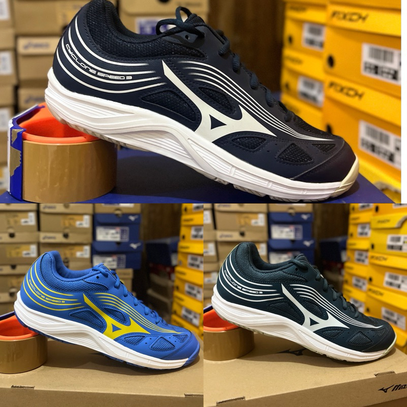 Promo Sepatu Voli original Mizuno Cyclone speed 3 sepatu voli cyclone speed 3 hitam putih