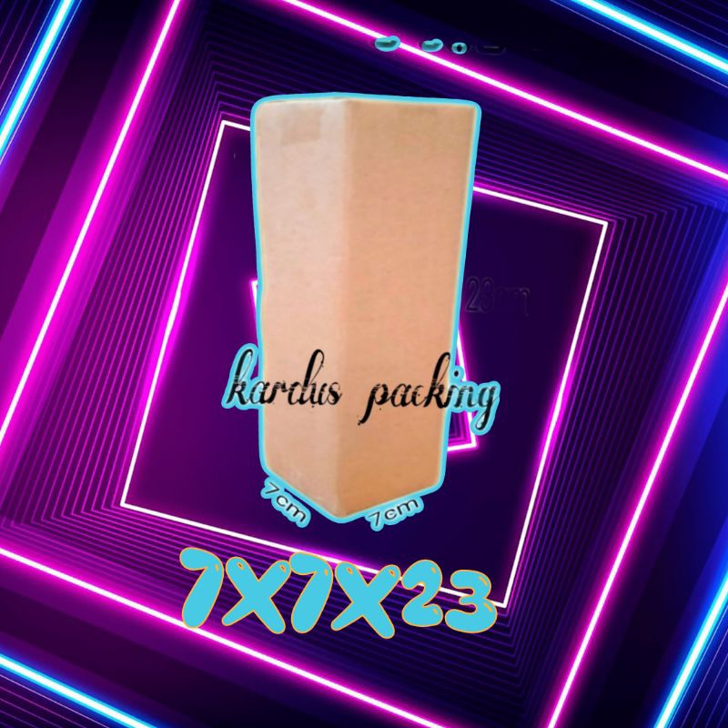 

kardus packing UK 7x7x23 kardus kecil kardus besar