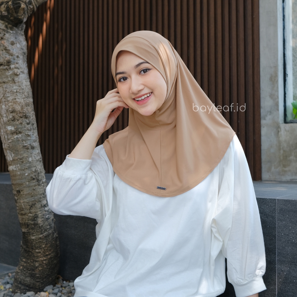 Bayleaf.id Nabila Hijab Sport Bergo / Bergo Instan Sport / Hijab Instan / Kerudung Olahraga