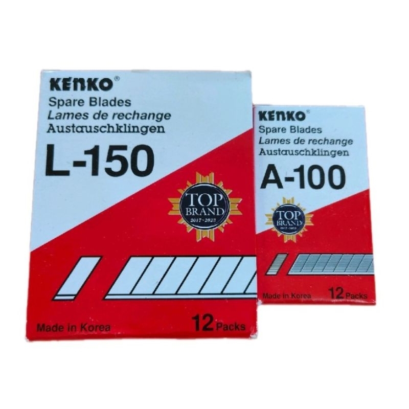 

Isi Cutter Kenko Besar L150 dan Kecil A100 isi 12 pcs