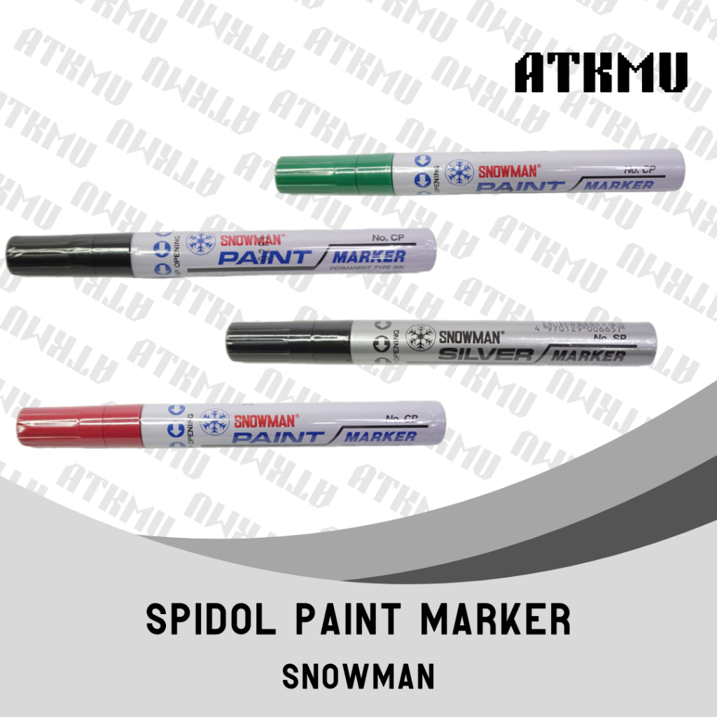 

Spidol Permanent Paint Marker Medium SNOWMAN CP-12