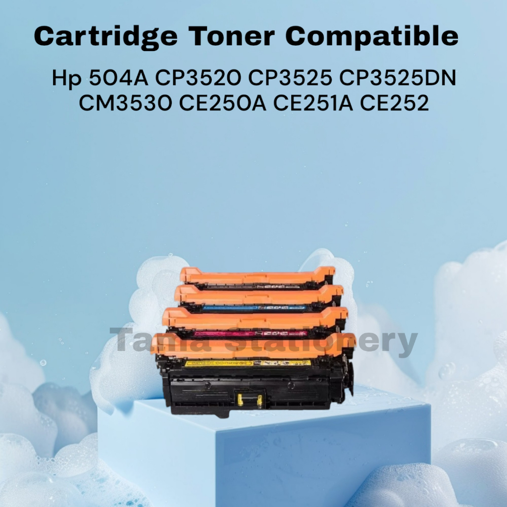 Cartridge Toner Compatible 504A CP3520 CP3525 CP2535DN CP2535N CP3525X CM3530 CM3530FS  CE250A CE251