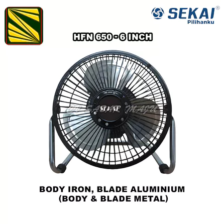 SEKAI Kipas Angin Kipas Angin Tornado HFN 650 - 6 Inch