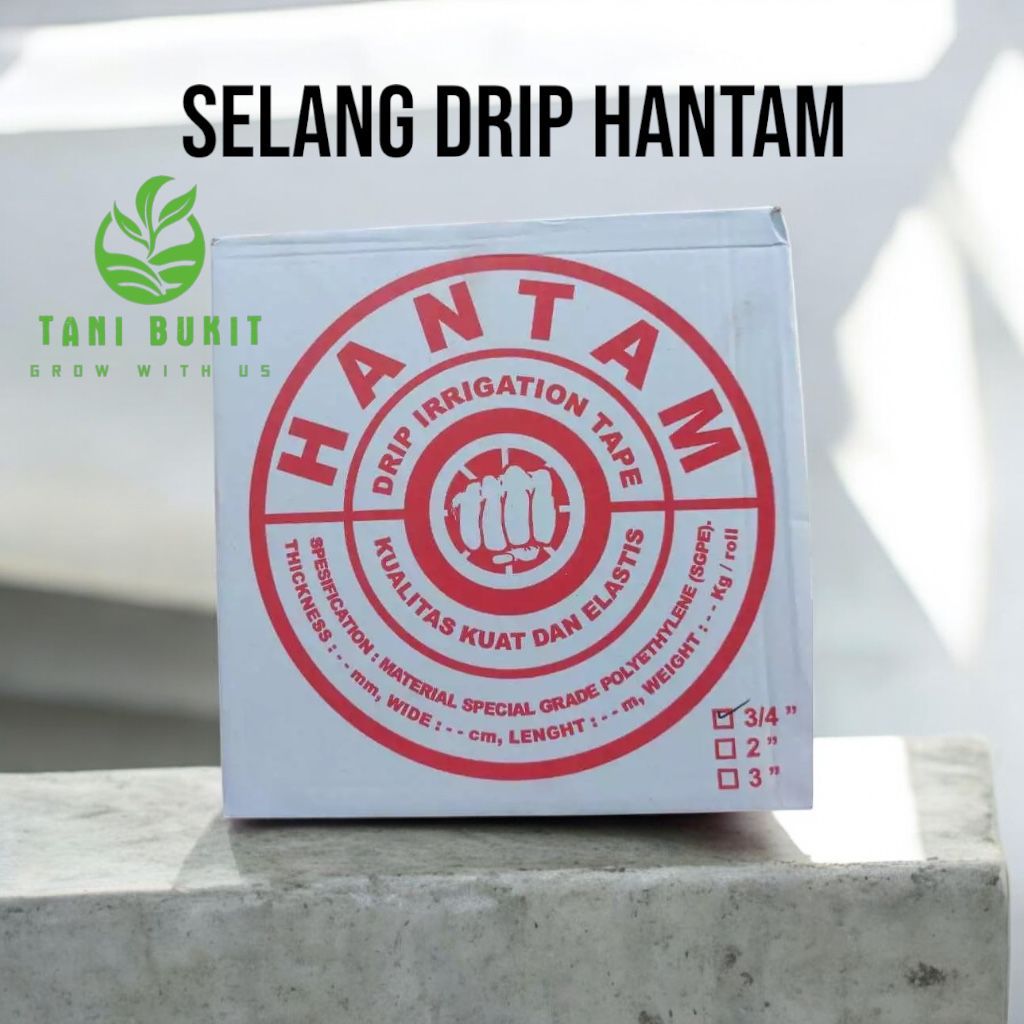 Selang Drip Irigasi Cap Hantam 3/4 in Tebal