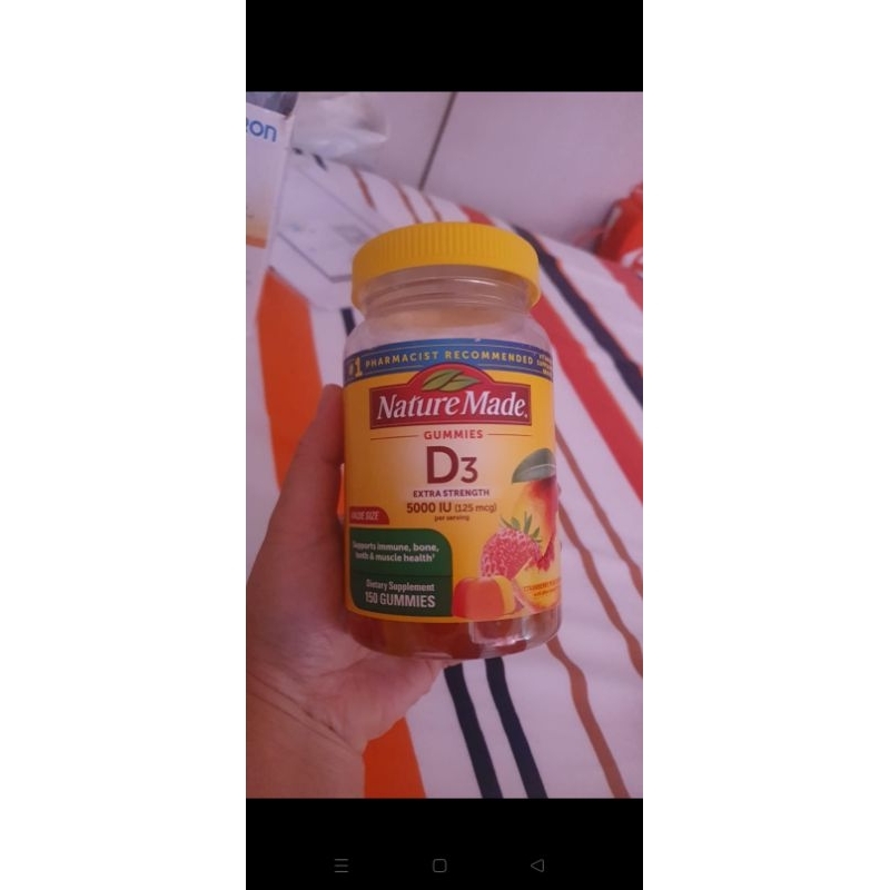 nature Made d3 extra strength 5000 IU