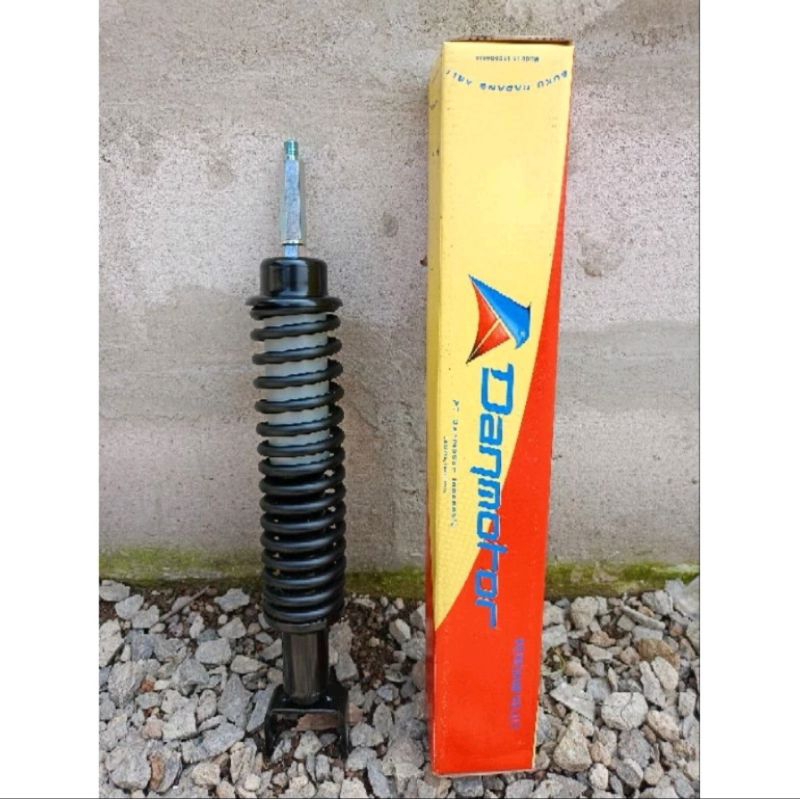 Shockbreaker shock belakang vespa Excel Exclusive Spartan Strada per lurus komplit merk danmotor
