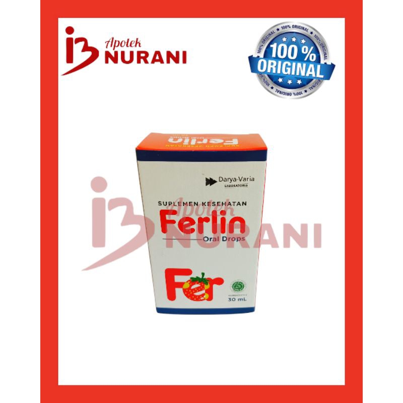 FERLIN DROP UNTUK VITAMIN ZAT BESI DAN PENAMBAH DARAH BAYI