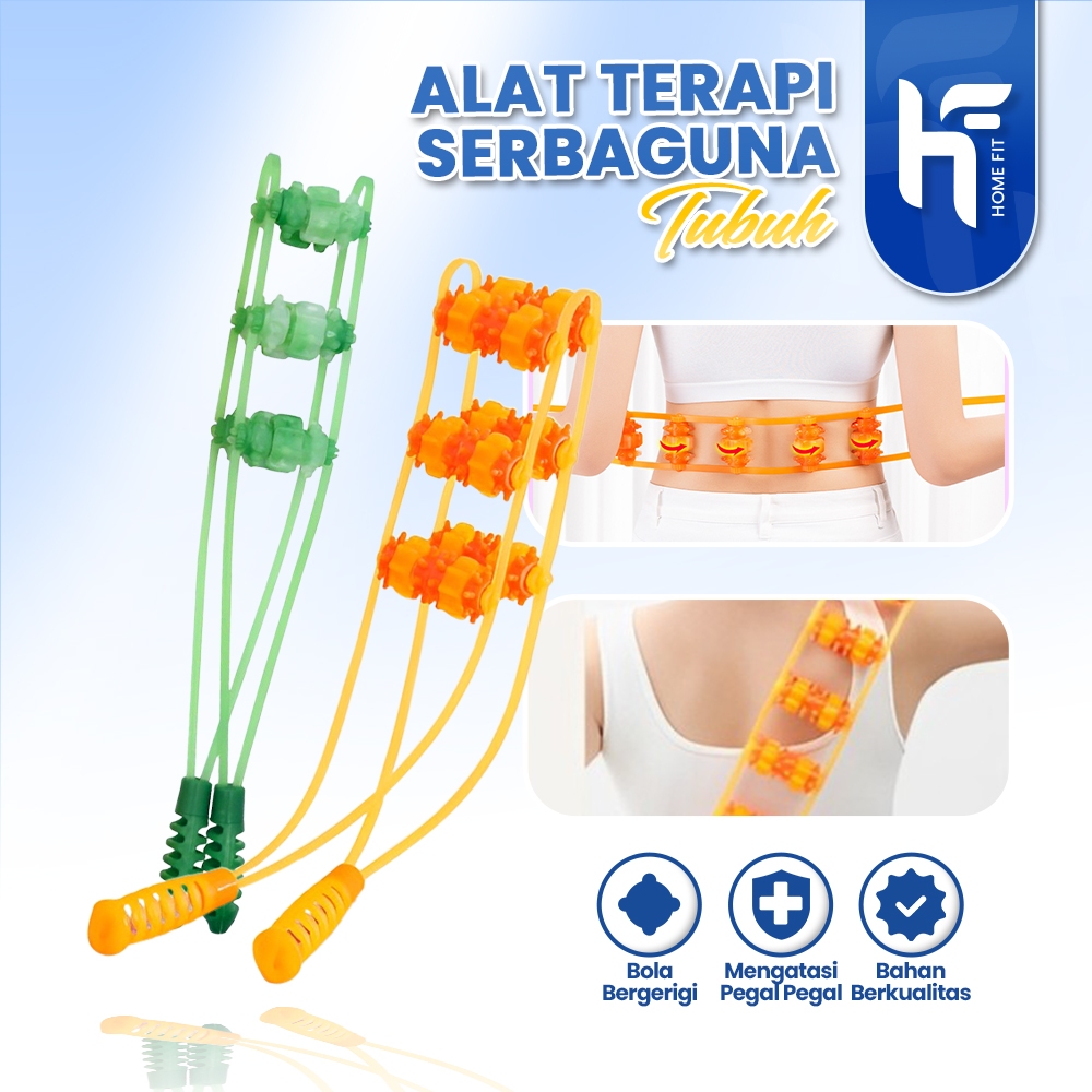 Alat Pijat Leher Punggung Terapi Badan Pijat Rol Pinggang Refleksi Nyeri Sendi Rasa Pegal Capek