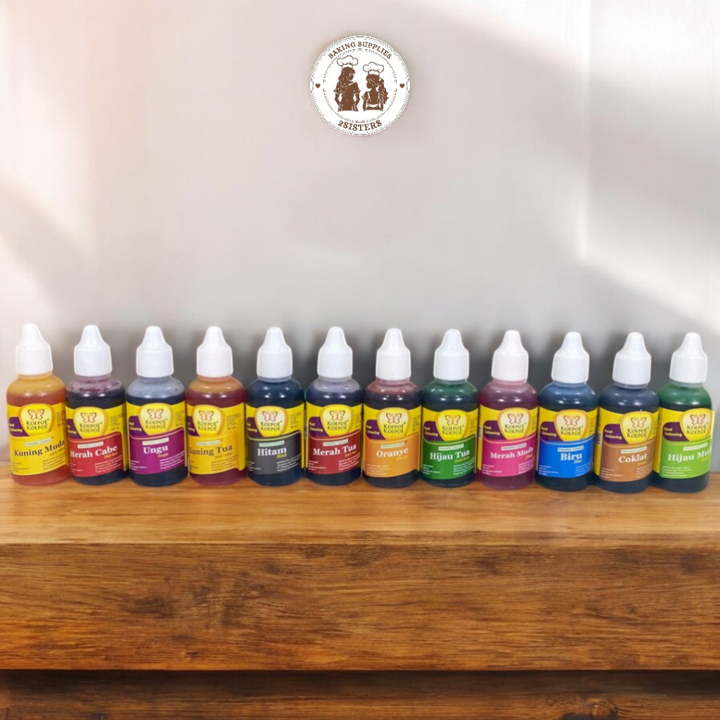 

Pewarna Makanan Koepoe-koepoe Water Base 30 ml