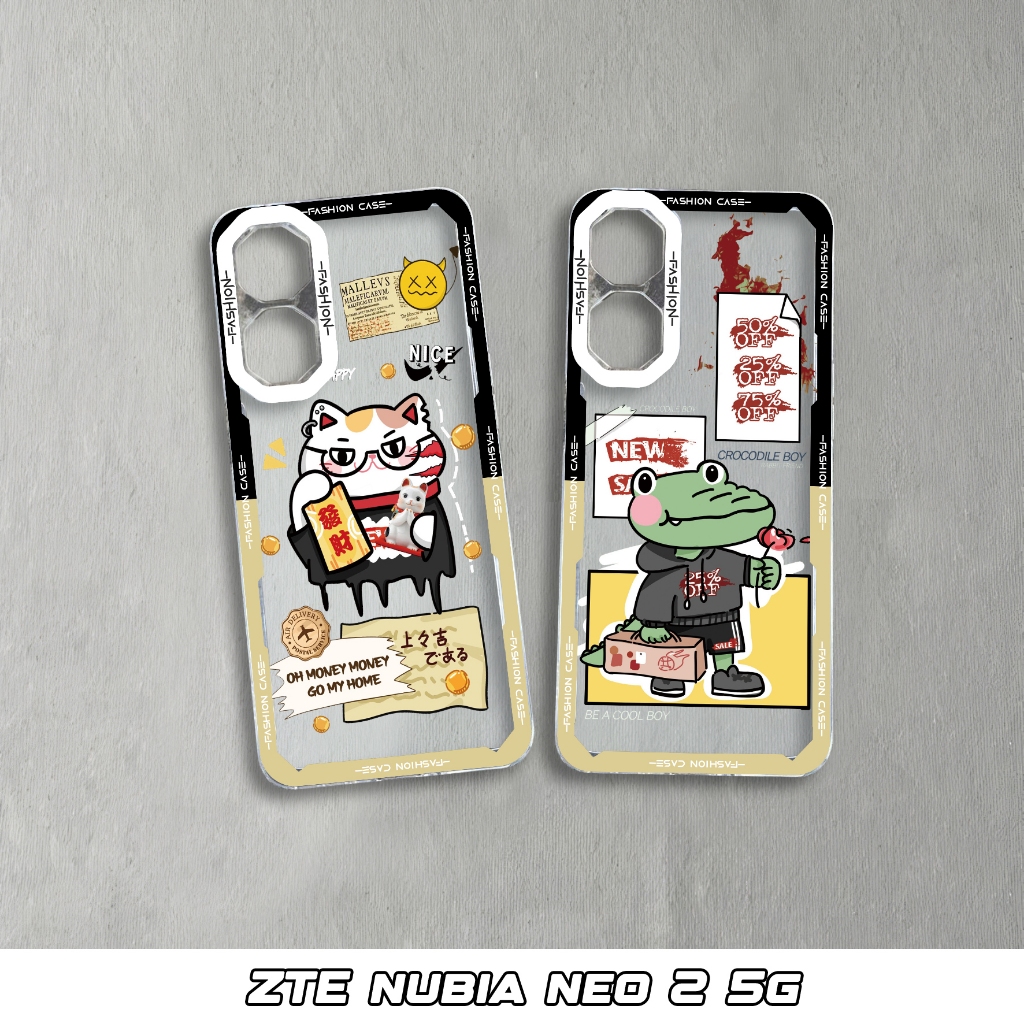 Softcase Bening Untuk Hp Zte Nubia Neo 2 5G - Zte Nubia Neo 5G Softcase Fashion Case [HH-1275]